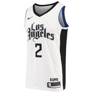 Nike Men's White Black Los Angeles Clippers City Edition NBA Athletic Jersey L